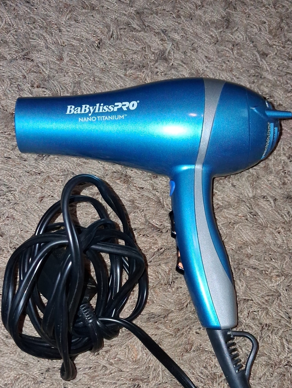 BaBylissPRO Nano Titanium Blue Hair Dryer